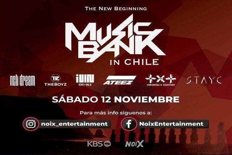 Musik Bank In Chile. Sumber foto: Twitter KoreanIndo