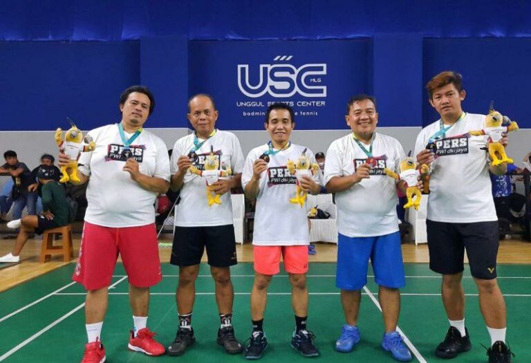 Keok di Semifinal, Tim Tenis dan Bulu tangkis Cuma Sumbang Perunggu untuk Siwo PWI JayaÃ‚Â 