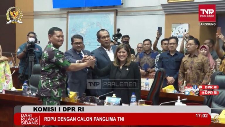 DPR Setujui Yudo Margono Jadi Panglima TNI