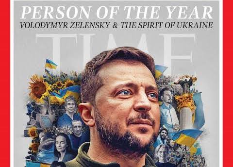 Zelenskyy Mejeng di Ã¢â‚¬Å“Person of The YearÃ¢â‚¬Â  Majalah Time