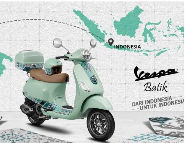 Kolaborasi dengan Iwan Tirta, Piaggio Resmi Perkenalkan Vespa Batik