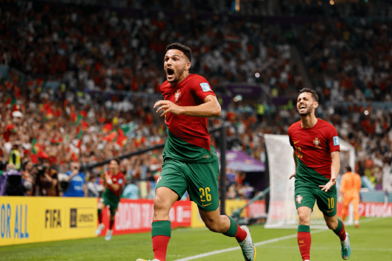 Portugal Tantang Maroko usai Gasak Swiss 6-1