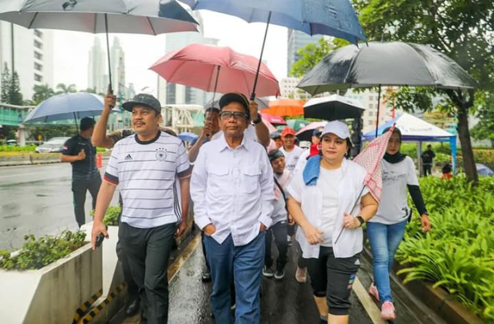 Ikut Jalan Pagi, Mahfud MD Dorong UU PPRT Segera Disahkan