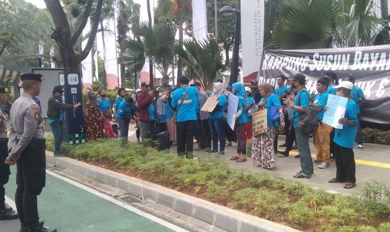 Didemo Warga Kampung Bayam, Pemprov DKI: Lahan Tersebut Masih dalam Kajian