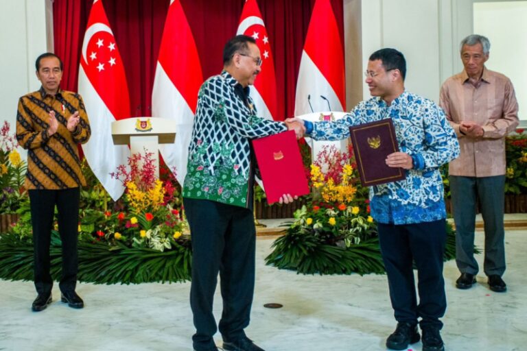 Indonesia dan Singapura Teken MoU Pengembangan Kota Layak Huni IKN