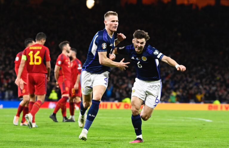 Dua Gol Scott McTominay Bungkam Spanyol