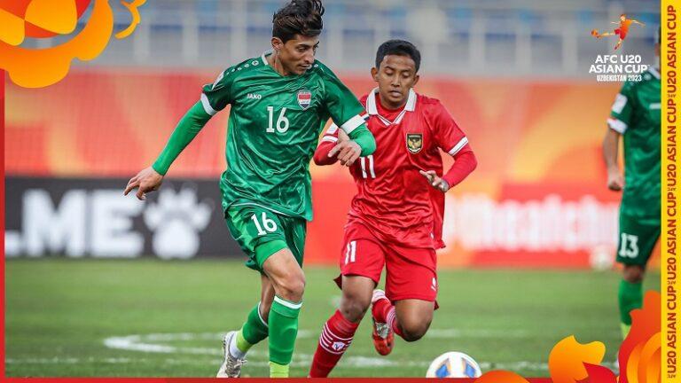 Piala Asia U-20: Indonesia Ditekuk 10 Pemain Irak