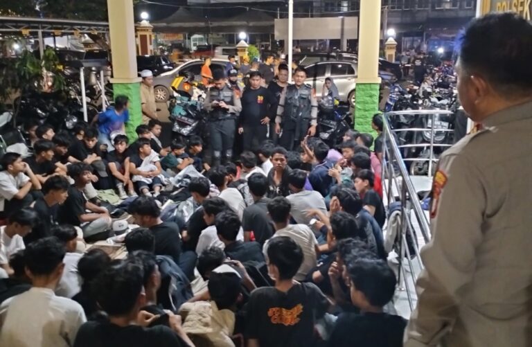 Polisi Amankan Ratusan Remaja Diduga Hendak SOTR