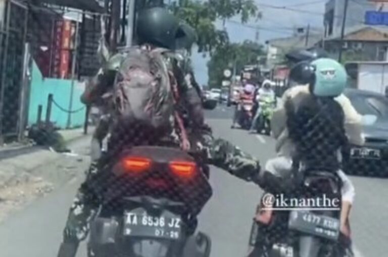 Buntut Tendang Pemotor di Jatiwarna, Praka ANG Resmi Ditahan