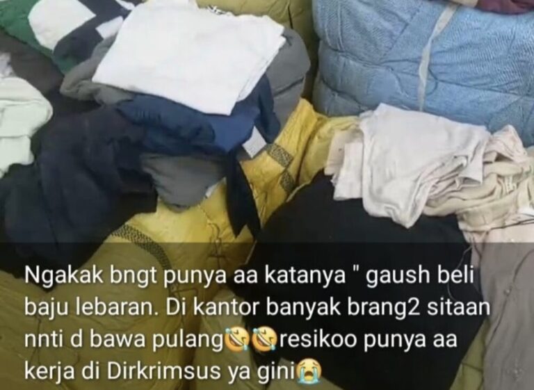 Polisi Selidiki Viral Balpress Pakaian Bekas Sitaan untuk Hadiah Lebaran