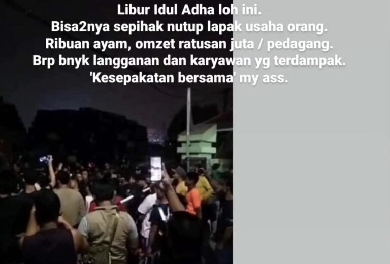 Ormas Tutup Paksa RPH Ayam di Cakung, Ini Faktanya