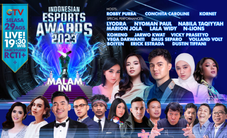 Epic! Sederet Selebriti Top Meriahkan Malam Puncak Indonesian Esports Awards 2023