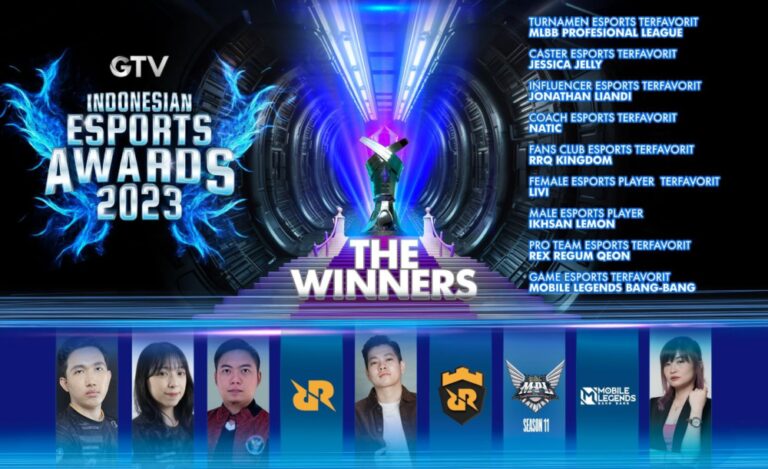 Keseruan Malam Puncak Indonesian Esports Awards 2023