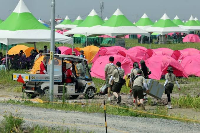 Panas Ekstrem, Tim Pramuka AS Pilih Mundur dari Jambore Korsel