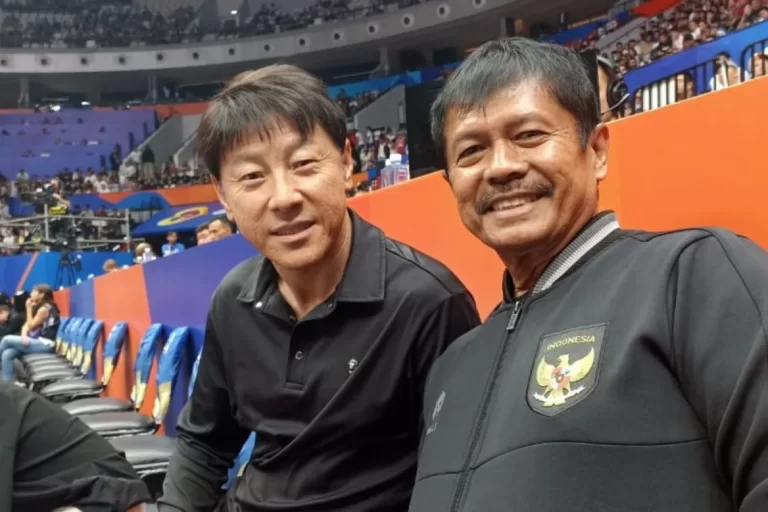 Indra Sjafri dan Shin Tae-yong Antusias Saksikan FIBA World CUP 2023