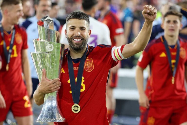 Jordi Alba Umumkan Gantung Sepatu dari Timnas Spanyol