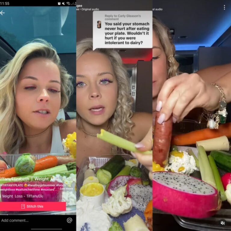 Tiffany’s Plate, Menu Diet Sayur Mentah Viral di Tiktok