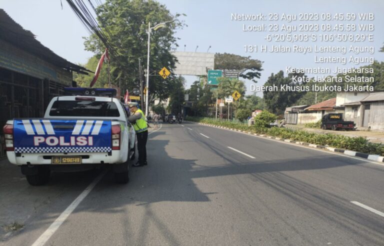 Pascakecelakaan di Lenteng Agung, Polisi Tempatkan ETLE Mobile