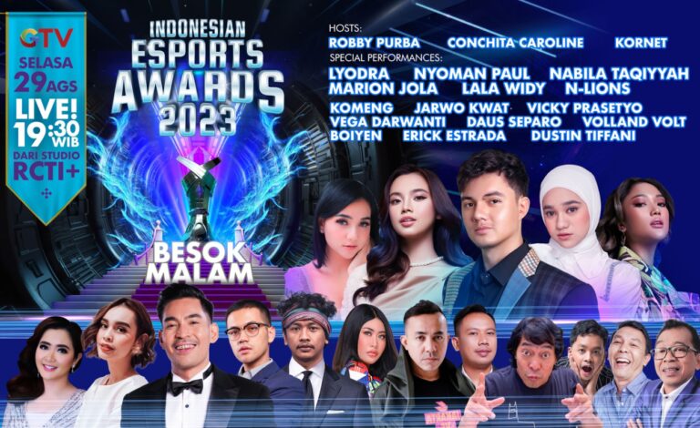 Sederet Artis Ternama Meramaikan Indonesian Esports Awards 2023