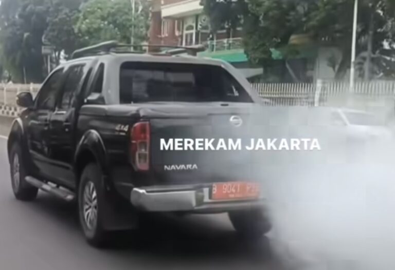 Viral Knalpot Mobil Dinas Berasap, Polisi : Punya Pemprov DKI