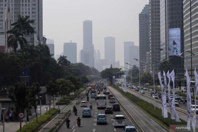 Kualitas Udara DKI Jakarta Jumat Pagi Kembali Tidak Sehat