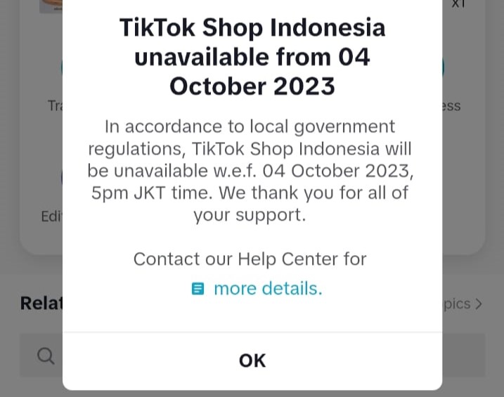 Hari ini, TikTok Shop Indonesia Resmi Ditutup!