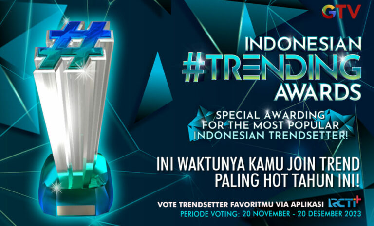 Dua Hari Lagi! Indonesian Trending Awards, Vote Trendsetter Favoritmu di RCTI+