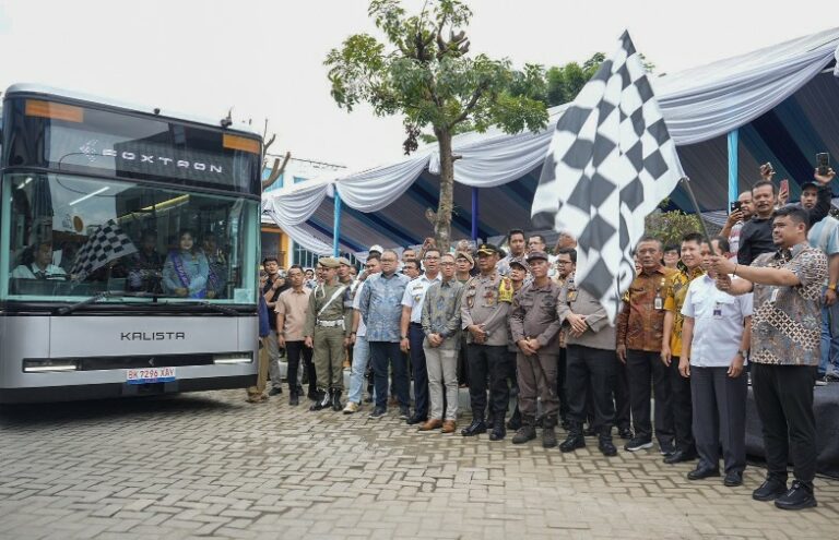 Belum Dua Minggu Pasca Peluncuran, Bus Listrik Medan Jadi ‘Rekreasi Baru’ di Medan