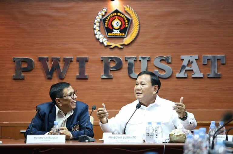 Bukan Kacang Lupa Kulit, Prabowo Akui Gerindra Besar Karena Kebebasan Pers