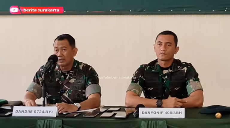 Oknum TNI Aniaya Warga Sipil di Boyolali, Dandim: Peristiwa Terjadi Spontan