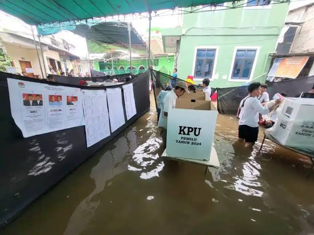 Kebanjiran, 18 TPS di Jakarta Utara Bakal Gelar Pencoblosan Susulan