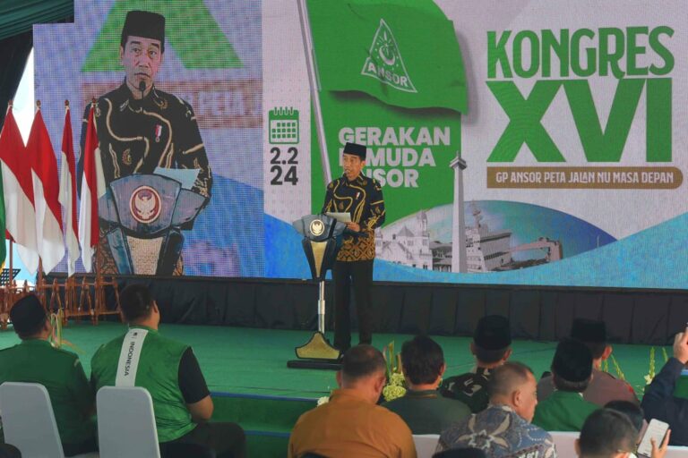 Jokowi Ajak GP Ansor Sukseskan Pemilu Serentak 2024