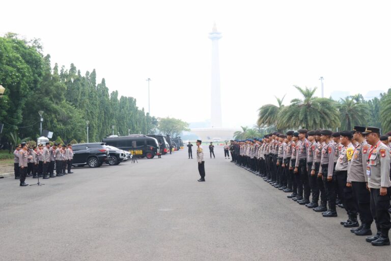 1.233 Personel Gabungan Amankan Sidang Sengketa Hasil Pemilu di Gedung MK