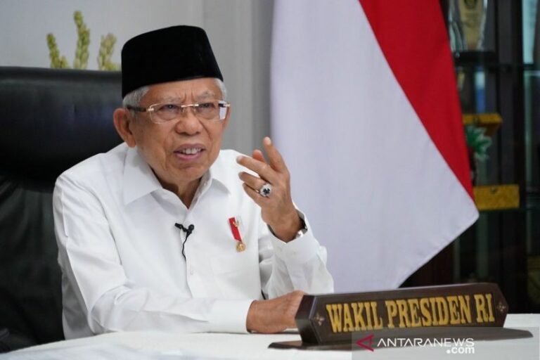 Wapres Ma’ruf Amin: “Garuda Muda” Bermental Juara