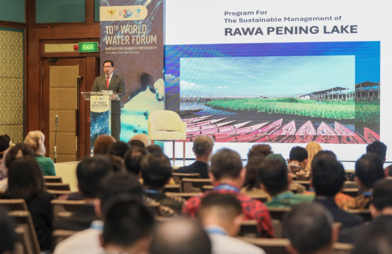 Berbicara di WWF, Pj Gubernur Jateng Beberkan Pengelolaan Danau Rawa Pening