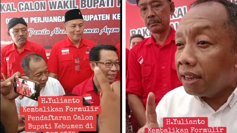 Kader Banteng Kebumen Desak PDIP Tolak Calon Bupati â€œPengkhianatâ€