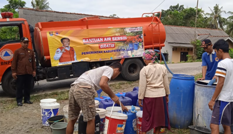 Kekeringan Landa Kabupaten Cilacap, 627 Jiwa Kesulitan Akses Air Bersih