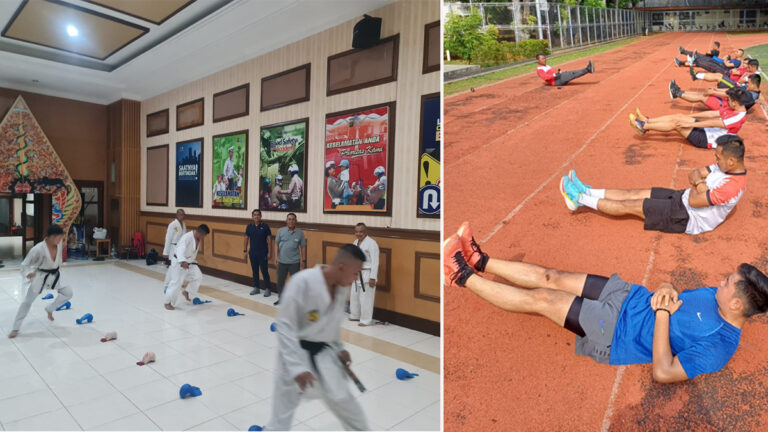 Tim Karate PMJ Latihan Pagi-Malam Jelang Kejuaraan Kapolri Cup 2024