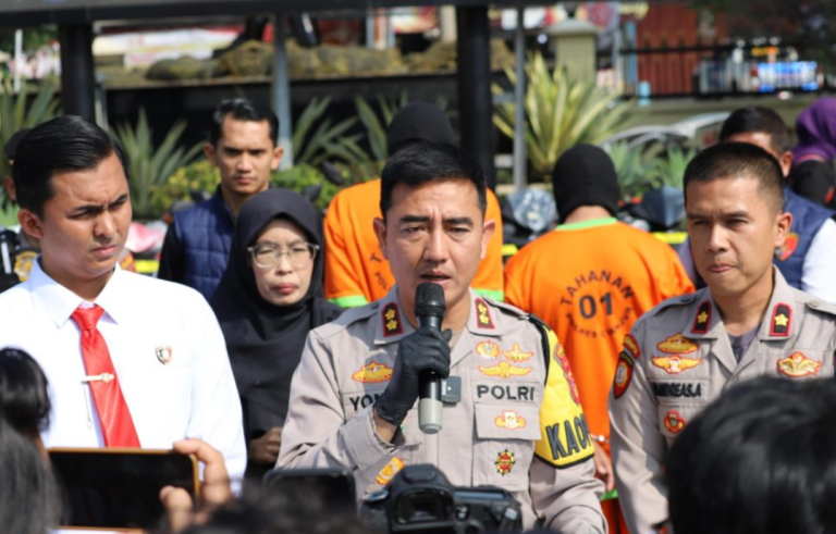 Polres Cianjur Ungkap Sindikat Pengelapan Ranmor Jaringan Internasional