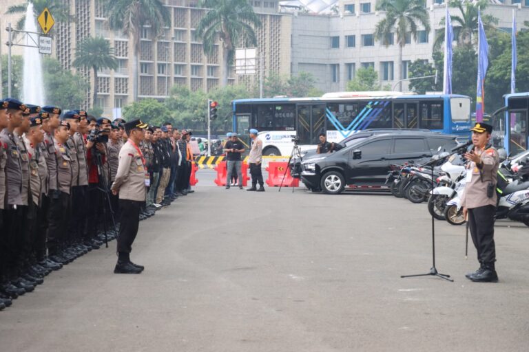 Ribuan Personel Gabungan Siap Amankan HUT Bhayangkara Ke-78 di Monas