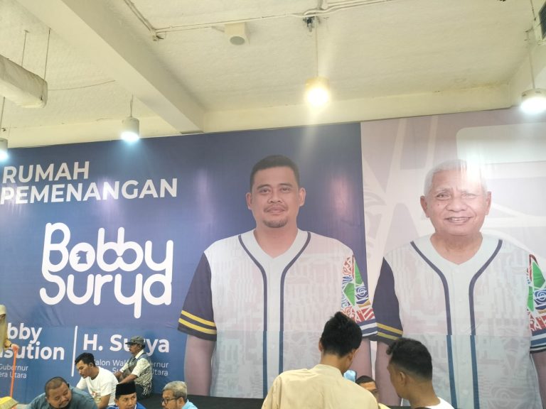 Ratusan Relawan Bobby Penuhi Rumah Pemenangan, Bersiap Antar ke KPU Sumut