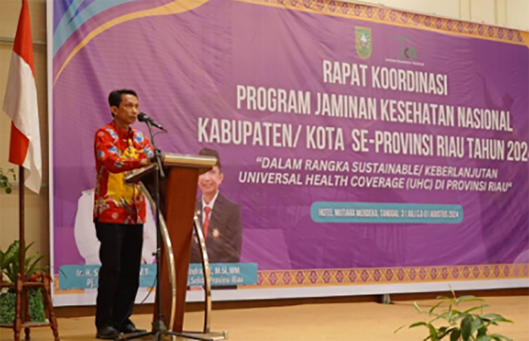 Kepesertaan JKN di Riau Capai 98,90%, Pemprov Anggarkan Rp233,6 Miliar