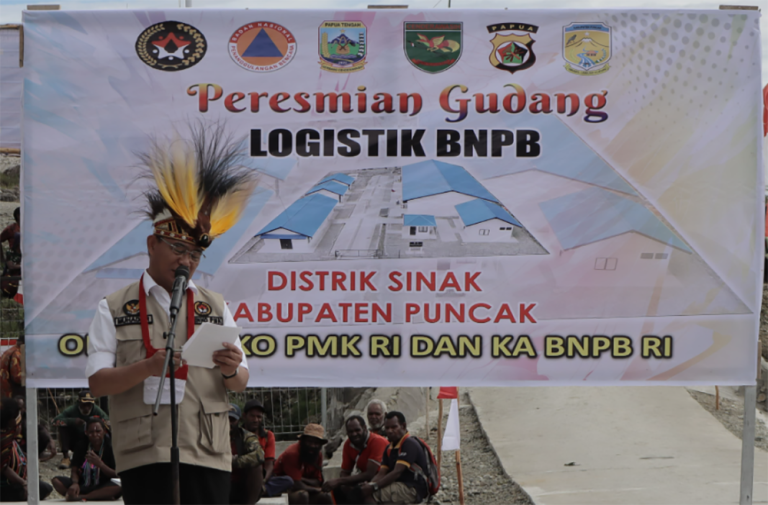 Antisipasi Kelaparan dan Cuaca Ekstrem, Gudang Logistik Dibangun di Papua Tengah