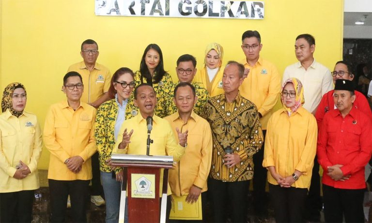 Golkar Usung Airin di Banten, Bahlil: Bukan Karena Pidato Megawati