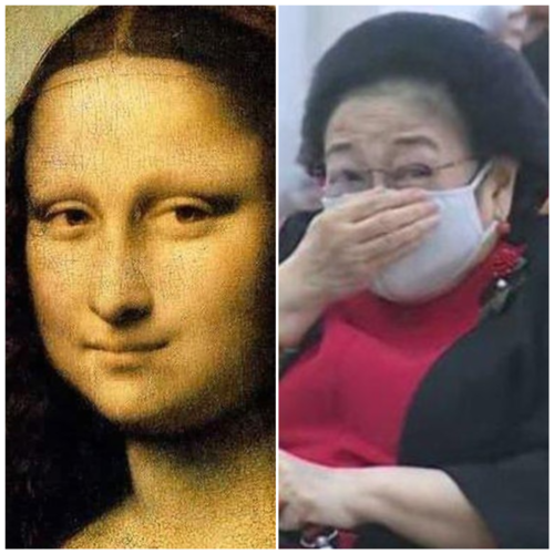 Benarkah Senyum Megawati Soekarnoputri Lebih Indah dari Senyuman Mona Lisa?