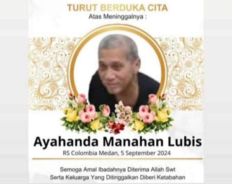 Manahan Lubis Tokoh Sumut Berpulang, Ini Sosok dan Profilnya