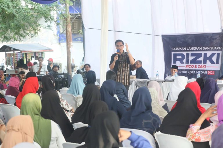 Masyarakat Medan Timur Sampaikan 5 Hal Ini saat Bertemu Rico Waas