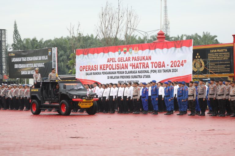 Polda Siagakan 900 Personel Amankan Opening Ceremony PON 2024 di Sumut