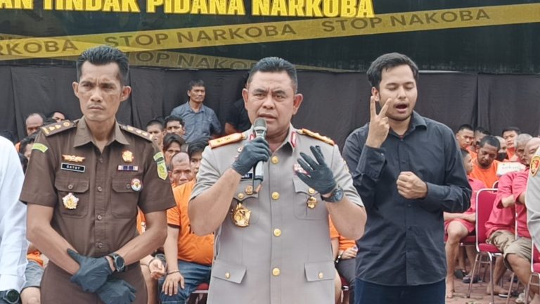 Tindak Lanjuti Atensi Kapolda Irjen Whisnu, Polres Belawan Edukasi Bahaya Narkoba ke Murid SD