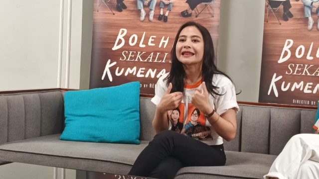 Prilly Latuconsina ditemui di Fatmawati, Jakarta Selatan pada Jumat (20/9/2024)